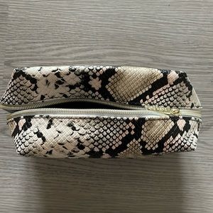 Tarte Snake Skin Makeup Bag Gold Features